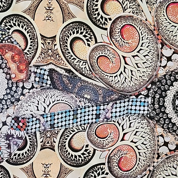 Mesmerize Asymmetrical Boho Print Top - Picture 11 of 11